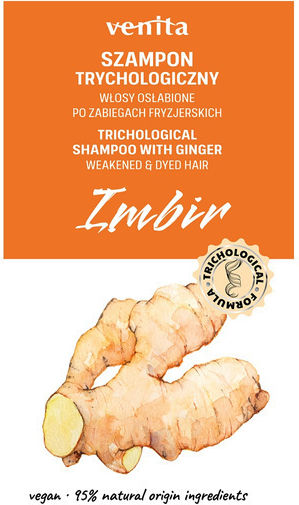 Venita Trichological Formula Ginger Shampoos 300ml