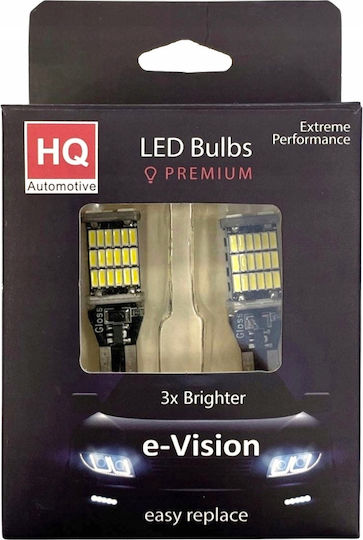 W16w LED Canbus Autolampen Weiß 6000K Weiß T15 Stark 2 Stück