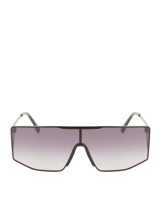 Lacoste Unisex Sunglasses With Black Metallic Frame And Black Lens L253S-002