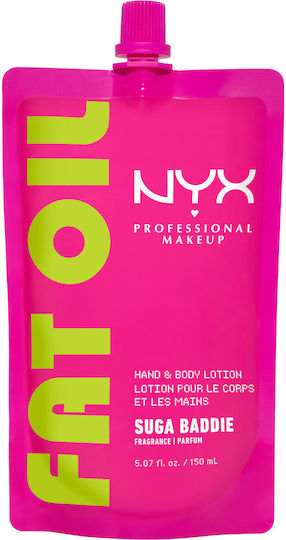 NYX Professional Makeup Fat Oil Moisturizing Body Lotion with Vanilla Scent 150ml