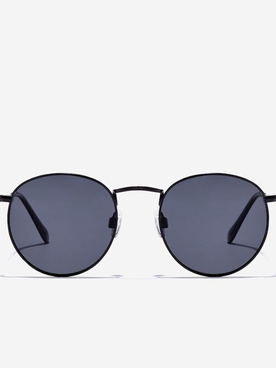 Hawkers Moma Unisex Sunglasses with Black Metal Frame and Gray Polarized Lens HMMI22BGMP