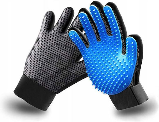 Aqua-Sport Ръкавица за Кучета за Грижа за Козината Синя