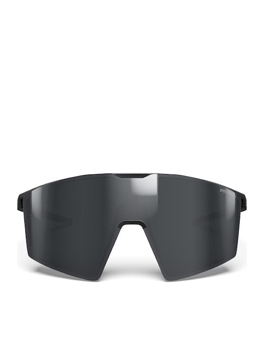 Julbo Unisex Sunglasses with Black Frame and Black Mirror Lenses J5621122