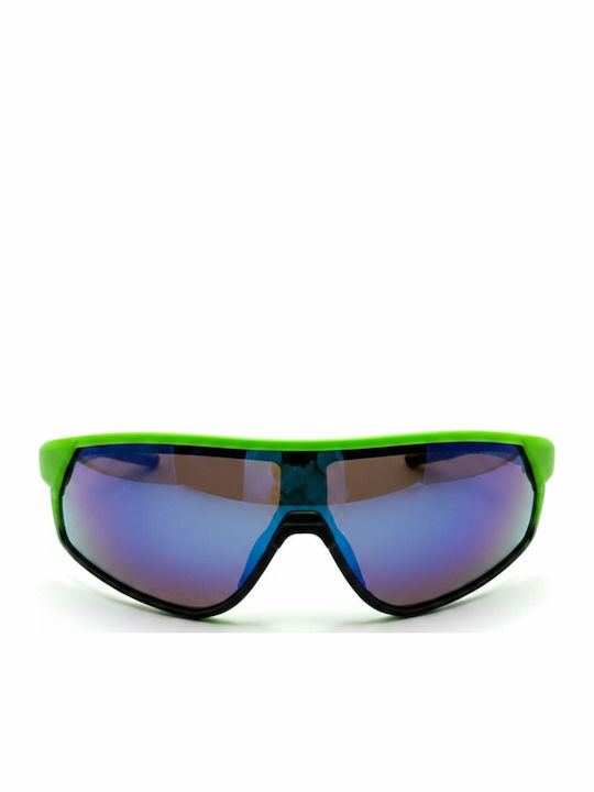 V-store Unisex Sunglasses With Green Frame With Polarized Lens