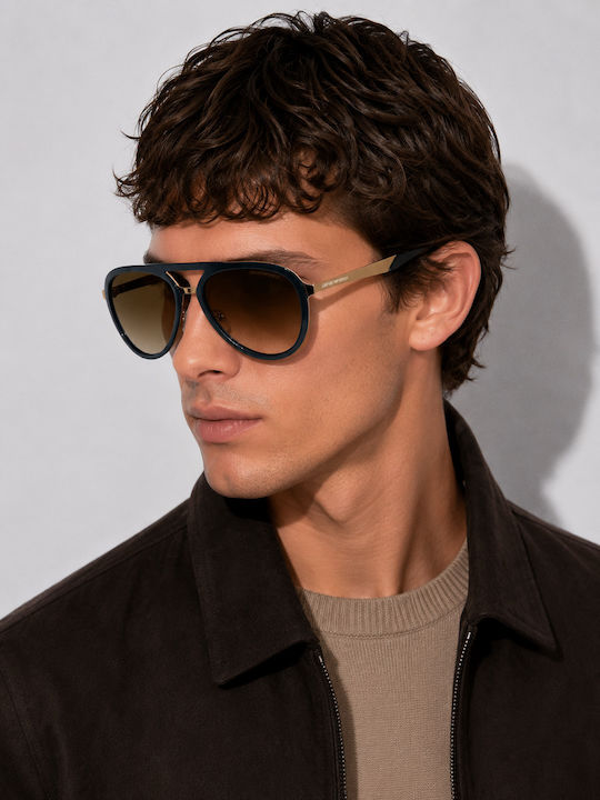 Emporio Armani Γυαλιά Ηλίου Μαύρα με Mixed Σκελετό Emporio Armani Γυαλιά Ηλίου Μαύρα με Mixed Σκελετό