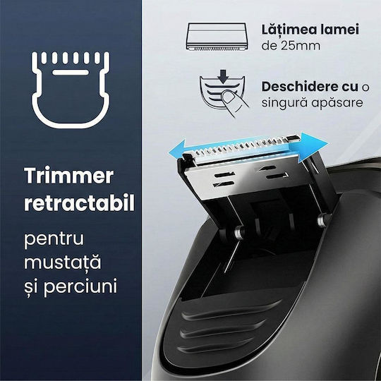 AOC PHT101BK Ротационна Самобръсначка За Лице / Тяло Акумулаторна
