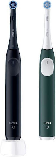 Oral-B Io Series 2 Ηλεκτρική Οδοντόβουρτσα με Αισθητήρα Πίεσης και Θήκη Ταξιδίου Μαύρη