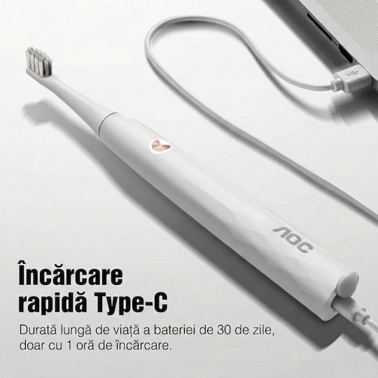 AOC Periuță de Dinți Electrică _OC012WH Albă