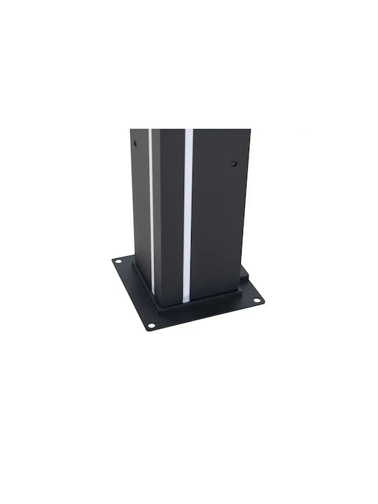Πέργκολα Κήπου με Οροφή σε Γκρι Χρώμα 306x306cm