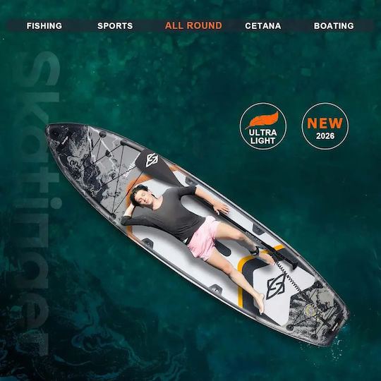 Skatinger Inflatable SUP Board with Length 3.5m Gray