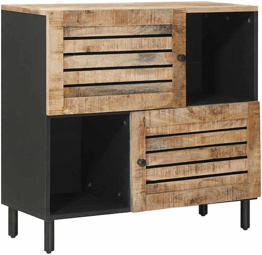 Holz Sideboard Braune 80x33.5x75cm