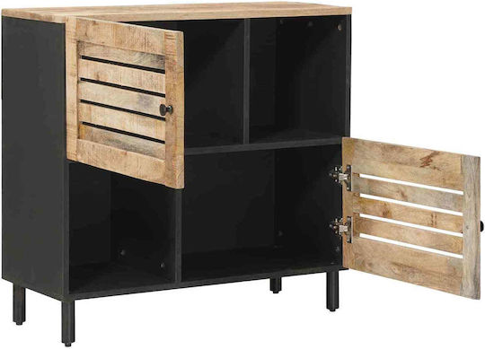 Holz Sideboard Braune 80x33.5x75cm