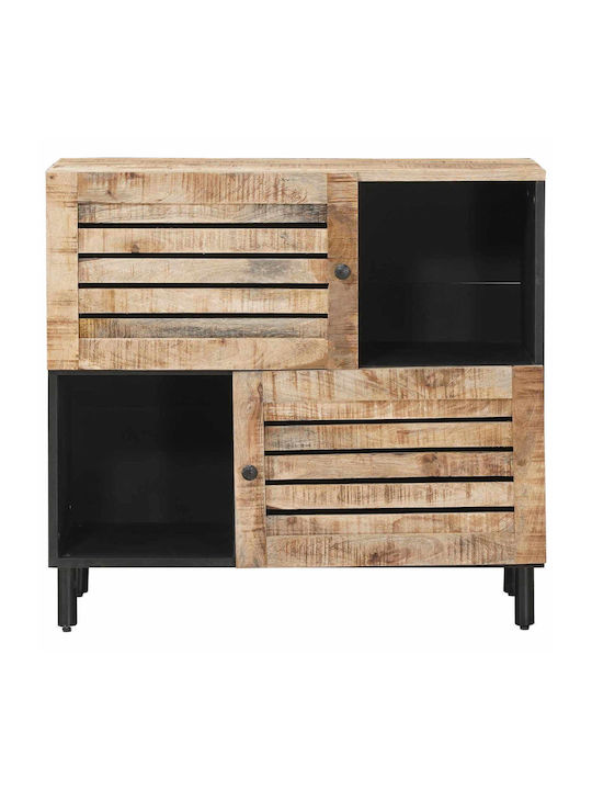 Wooden Sideboard Brown 80x33.5x75cm