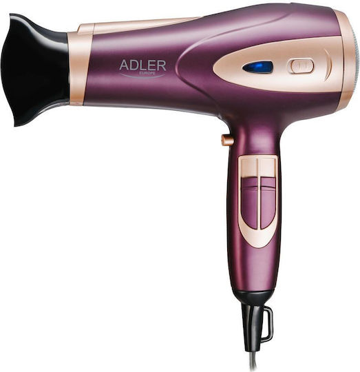 Adler Ionic Πιστολάκι Μαλλιών με Φυσούνα 2400W