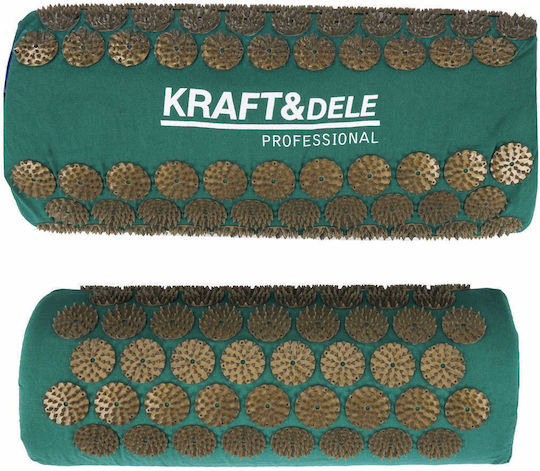 Kraft & Dele Acupressure Pernă de masaj Presopunctură pentru spate & corp Verde