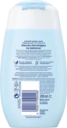 Nivea Moisturizing Γαλάκτωμα για Ενυδάτωση 200ml