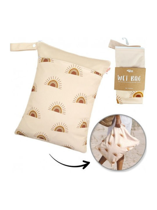 Ecarla – Πολυλειτουργική Αδιάβροχη Τσάντα Wet Bag Ουράνιο Τόξο Ήλιος 1 Τεμ