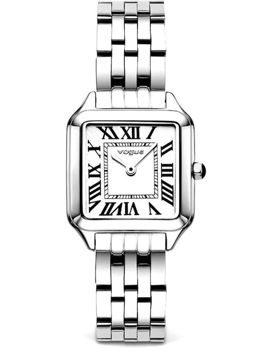 Vogue Women's Watch with Silver Metal Bracelet