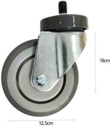 Metallisches Möbelrad mit Rädern Möbelrad mit Schraube und Metallischer Halterung
