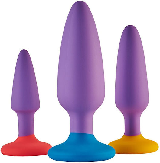 Dream Toys Plug Anal Neted 3 Bucăți