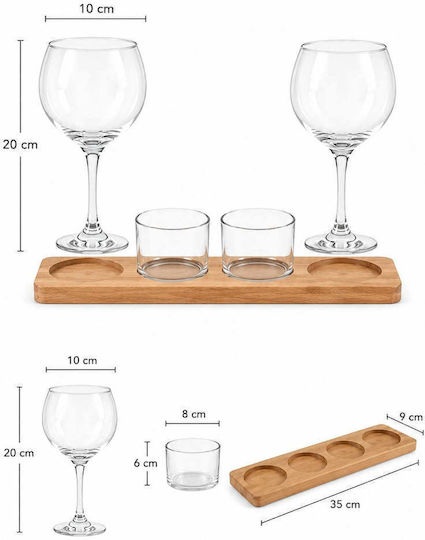 SteweHome Weißwein Kelch Cocktail/Trinken Kaffee/Freddo Glas STE-035106-P35106