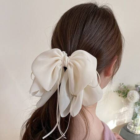 Ecarla Tiulowa Beige Hair Clip Sp325b