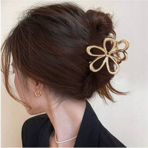 ecarla Haarclip mit Blume