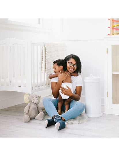 Ubbi Diaper Disposal Bin White 1pcs