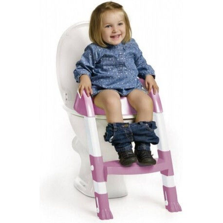 Thermobaby Παιδικό Κάθισμα Τουαλέτας Kiddyloo με Χειρολαβές Καφέ