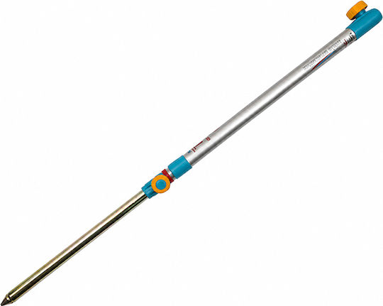 Medrelaxhome Umbrelă De Plajă Pliabilă Din Aluminiu Cu Diametru De 1.9m Cu Protecție UV Și Rezistență La Vânt Argintie Set De Plajă Cu Tijă De Impact 2 Bucăți