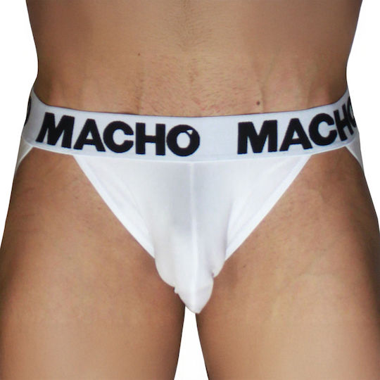 Macho Underwear Herren Sexy Unterwäsche Jockstrap Weiß