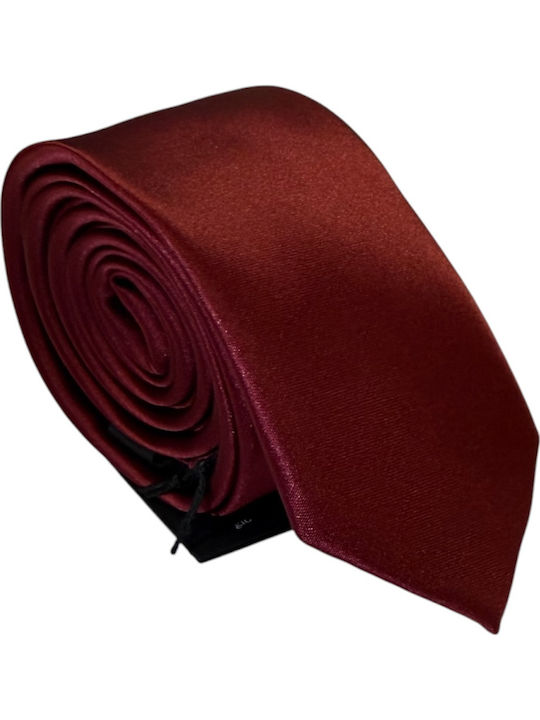 Giovani Rossi Men's Tie in Burgundy Colour