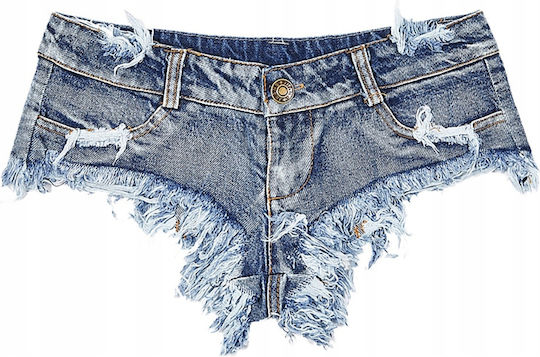Pantaloni Scurți Din Denim Pentru Femei Talie Joasă Costum Sexy Mărimea L