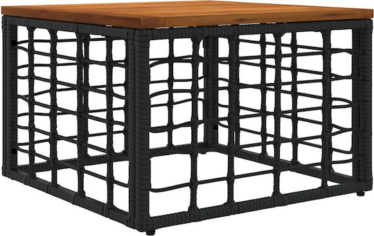 Set Cameră De Zi Exterior 13 Piese Negru Și Gri Închis Cu Perne