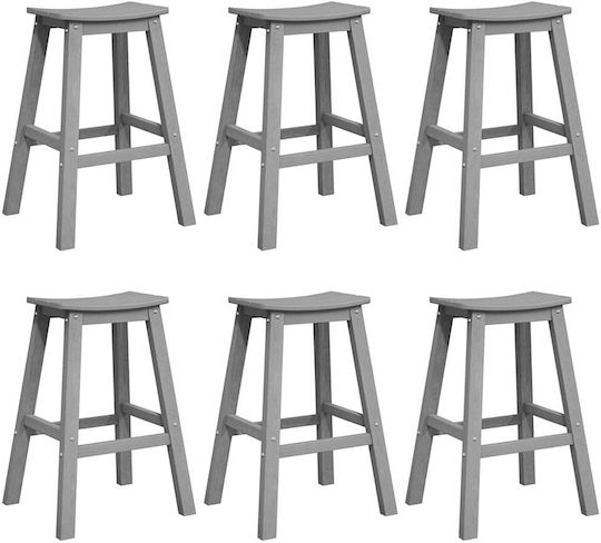 Set Bar Exterior 6 Piese Gri Deschis