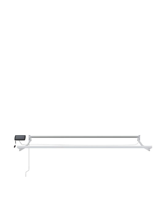 vidaXL Τέντα Βεράντας με Led Καφέ 3.5x2m