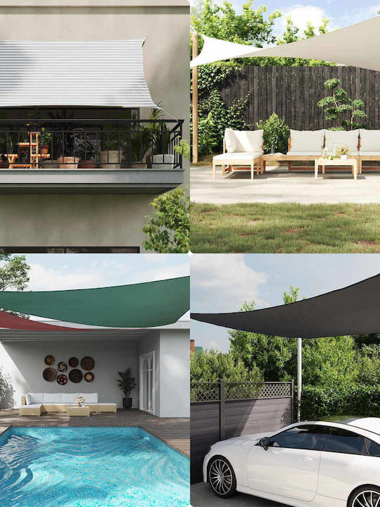 vidaXL Markise Terrasse Grau 3x3m