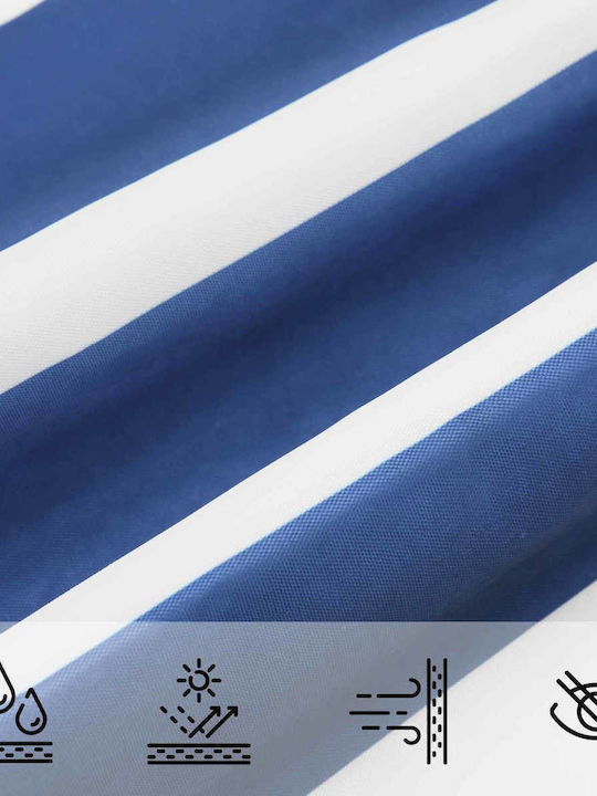 vidaXL Τέντα Βεράντας Μπλε 5x5m