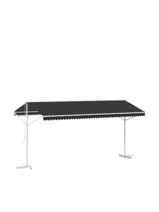 vidaXL Τέντα Βεράντας Γκρι 5x3m vidaXL Τέντα Βεράντας Γκρι 5x3m