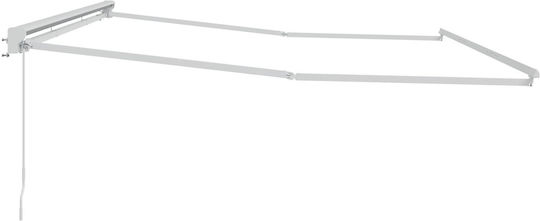 vidaXL White Awning Frame