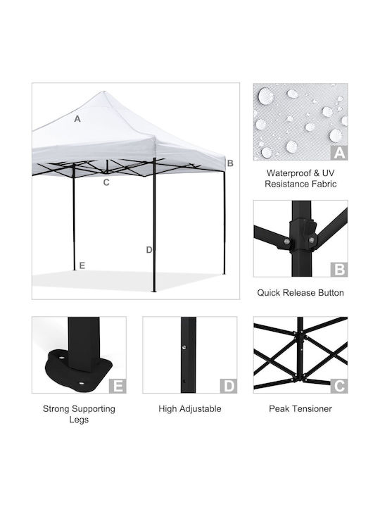 Freebox Gazebo Garten 3x3m