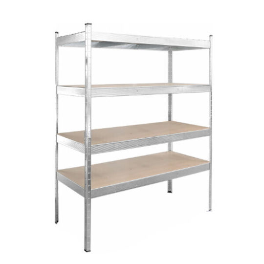 Wadfow Dexion Verzinkt 160x60x180cm mit 4 Regalen Gesamtbelastbarkeit 156kg