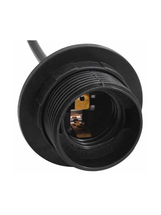 vidaXL Black Ceiling Light with E27 Socket