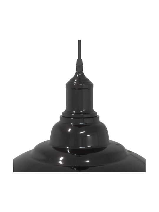 vidaXL Black Ceiling Light with E27 Socket