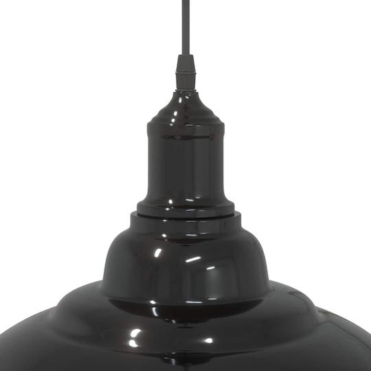 vidaXL Black Ceiling Light with E27 Socket