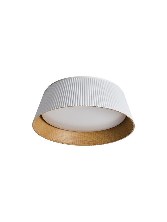 VK Lighting Κρεμαστό Φωτιστικό Λευκό LED με Θερμό Λευκό Φως 4εκ.