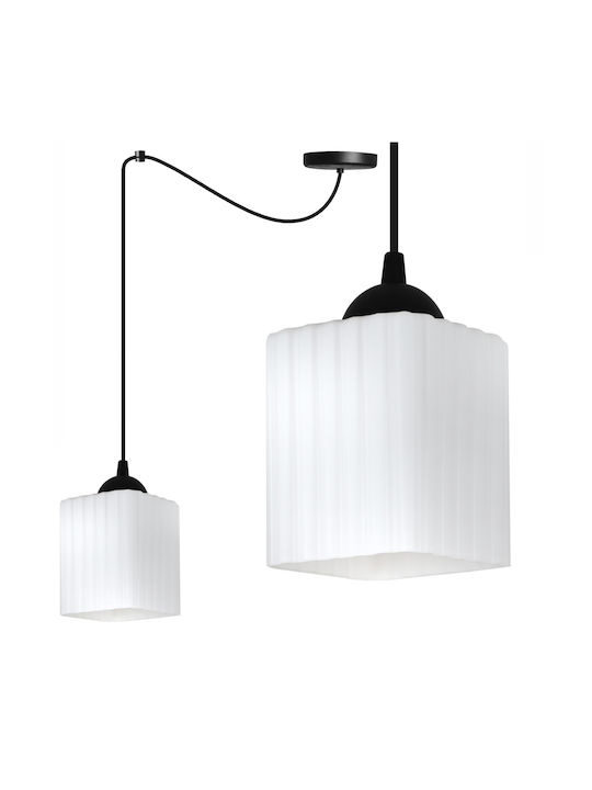 Light Home Candelabru Suspendat Negru cu Soclu E27