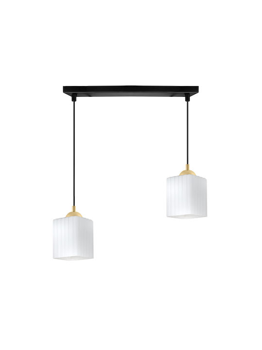 Light Home Candelabru Suspendat Negru cu Soclu E27
