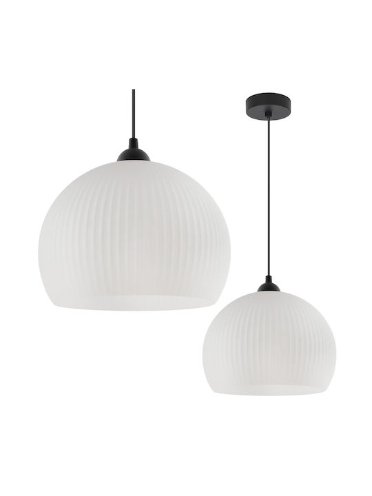 Light Home Deckenleuchte Schwarz Kugel mit E27 Lampenbirnensockel