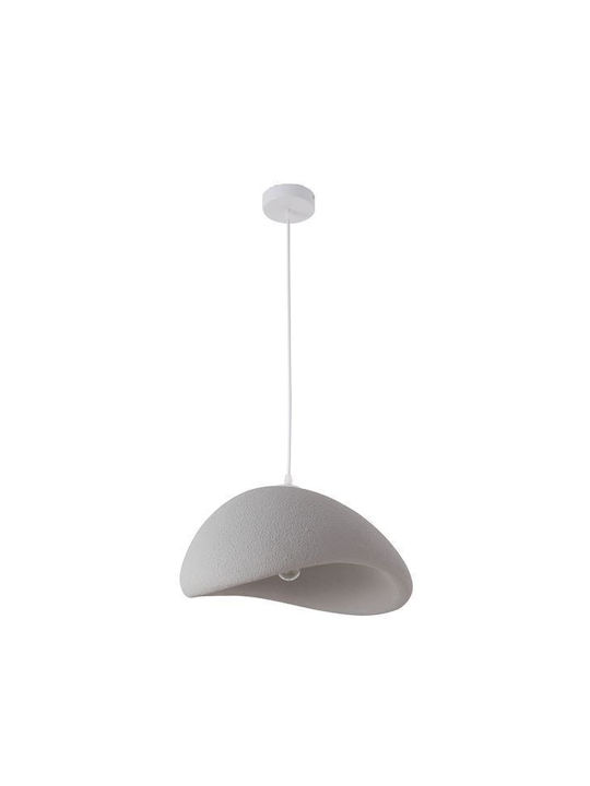 Agora Lighting Verstellbare Deckenleuchte Grau mit Lampenbirnensockel E27 40cm